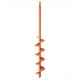 Power Planter USA 24 in. x 3 in. Orange Multi-Purpose Bulb Plant Auger 324H-ORG