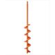 Power Planter USA 24 in. x 3 in. Orange Multi-Purpose Bulb Plant Auger 324HD-ORG