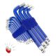 Powerbuilt 13-Piece Metric Long Arm Magnetic Hex Key Wrench Set 941642