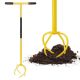 Dyiom 17.7 in. Manual Twist Tiller Garden Claw Steel Cultivator B09VP9LVZS