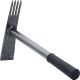 DeWit 5.9 in. L Handle 13.6 in. L 4 Tine Cultivator with Straight Edge Hoe 31-3080
