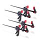 POWERTEC 24 in. Bar Clamps with Spreader, Trigger Clamps for Woodworking, 1-Handed Carpenter Quick Clamp Sets (4-Pack) 71596-P2