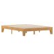 TAYLOR + LOGAN Brown Wood Frame Queen Platform Bed PL-497552-TAYLH