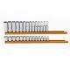 GEARWRENCH 3/8 in. Drive Standard and Deep 6-Point Metric Socket Set (28-Piece) 86540