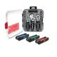 Husky 1/4 in. and 3/8 in. Stubby Ratchet and Socket Set with Folding Hex Keys (71-Piece) H46PCS3PCFHKCB