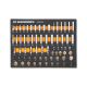 GEARWRENCH ¼ in. Drive SAE Standard and Deep, Mid Length Flex and Low Profile Chrome Socket Set in Foam Storage Tray (68-Piece) GWMSSKT14SAE