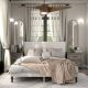 Furniture of America Lumi White Pillow Headboard Boucle Fabric Upholstered Wood Frame Queen Platform Bed With Welted Trim 005L-7003WH-Q
