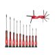 Milwaukee Folding SAE Hex Key (9-Piece) with Precision Screwdriver Set 48-22-2181-48-22-2612