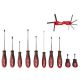 Milwaukee Folding Metric Hex Key Set (8-Piece) with Screwdriver Set 48-22-2182-48-22-2710