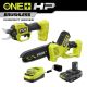 RYOBI ONE+ HP 18V Brushless 8 in. Battery Compact Pruning Mini Chainsaw and Pruner with 2.0 Ah Battery and Charger