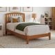AFI Richmond Light Toffee Natural Bronze Solid Wood Frame Twin Low Profile Platform Bed AT882100T