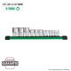 Milwaukee 1/4 in., 3/8 in., and 1/2 in. Drive External Torx Socket Set (12-Piece) 48-22-9570