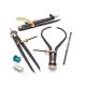 KINGS COUNTY TOOLS 7-Piece Caliper and Compass Set KC9120-01