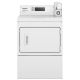 Whirlpool - 7.4 Cu. Ft. Commercial Electric Dryer with Factory Installed Coin Drop & Coin Box - White