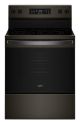 Whirlpool - 5.3 Cu. Ft. Electric Range with Air Cooking Technology - Black Stainless Steel