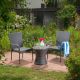 Noble House Laurel Grey 3-Piece Faux Rattan Outdoor Patio Conversation Set 16466