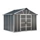 CANOPIA by PALRAM Yukon 11 ft. x 9 ft. Dark Gray Large Garden Outdoor Storage Shed 705073
