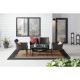 StyleWell Terrace View 4-Piece Wicker Patio Conversation Set with Green Cushions GT-6356B-SSRSET