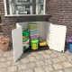 Kadehome Professional Install 4.1 ft. W x 2.5 ft. D Plastic Horizontal Double Door Storage Shed (10.36 sq. ft.) KH-JYWF01