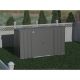 Arrow Classic 10 ft. W x 4 ft. D Charcoal Metal Shed 35 sq. ft. CLP104CC
