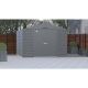 Arrow Select 10 ft. W x 12 ft. D Charcoal Metal Shed 115 sq. ft. SCG1012CC