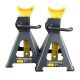 RANGER RJS-3T 3-Ton Capacity Heavy-Duty Welded Steel Jack Stand with Safety Ratchet Design, Set of 2 5150115