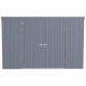 Arrow Elite 10 ft. W x 4 ft. D Anthracite Metal Premium Vented Corrosion Resistant Steel Storage Shed 35 sq. ft. EP104AN