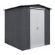 Globel Do-it Yourself Gable 6 ft. W x 6 ft. D Metal Outdoor Storage Shed with Double Sliding Doors (36 sq. ft.) G66DF2S