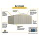 Arrow Elite Storage Shed 14 ft. W x 14 ft. D x 8 ft. H Metal Shed 196 sq. ft. EG1414CG
