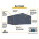 Arrow Elite Storage Shed 14 ft. W x 12 ft. D x 8 ft. H Metal Shed 168 sq. ft. EG1412BG