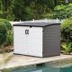 Suncast The Stow-Away Horizontal Plastic Storage Shed BMS4780D