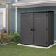 Suncast 70.5 in. x 44.25 in. x 77.5 in. Extra Large Plastic Vertical Shed BMS6225D