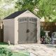 Suncast Vista 7 ft. W x 7 ft. D Plastic Shed (50 sq. ft.) BMS7705