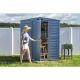 Arrow 6 ft. x 7 ft. Blue Metal Storage Shed With Gable Style Roof 39 Sq. Ft. SCG67BGDSP