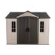 Lifetime 10 ft. W x 8 ft. D Outdoor Storage Shed with Double Doors (80 sq. ft.) 60393