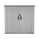 Lifetime 6 ft. W x 3.5 ft. D Resin Utility Shed with Double Door (19.5 sq. ft.) 60434