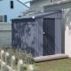 VEIKOUS 4 ft. W x 8 ft. D Metal Storage Lean-To Shed 33 sq. ft. in Gray PG0301-16-4
