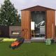 Boosicavelly 6 ft. W x 6 ft. D Outdoor Metal Storage Shed with Window, Metal Floor Frame (36 sq. ft.) BOWWCSTG11CF