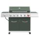 Royal Gourmet 6-Burner BBQ Liquid Propane Gas Grill in Olive Green with Sear Burner and Side Burner, 74,000 BTU, Cabinet Style Grill GA6402L