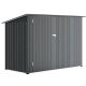 AECOJOY 7 ft. W x 3 ft. D Outdoor Storage Metal Shed Lean to Bike Shed for Multiple Bikes (22.5 sq. ft.) 16325GR-HD01