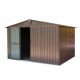 Sudzendf Black 10 ft. W x 8 ft. D Metal Shed, Outdoor Storage Shed with Double Lockable Doors and Air Vents (80 sq. ft.) KIKIO204378