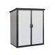 Misopily 5 ft. W x 3 ft. D Outdoor Plastic White Resin All Weather Tool Storage Shed for Bikes and Patio Furniture (15 sq. ft.) SA17-228B049