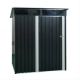 Clihome 5 ft. x 3 ft. Outdoor Black Metal Shed Storage (15 sq. ft.) CL-WC5469GY
