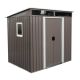 Mondawe 6 ft. W x 4.5 ft. D Gray Outdoor Metal Storage Shed with Transparent Plate and Windows (27 sq. ft.) MO-WC50141