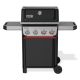 Weber Spirit SB-E-425 4-Burner Liquid Propane Gas Grill in Black with Sear Zone and Weber Works Compatibility 1501052