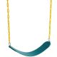 VEVOR 2-Pack Swing Seats, with 66 in. Coated Chains and Snap Hooks, Support 300 lbs. Swings Replacement for Outdoor Swing Set SRBLSQQZY2JSR5F5NV0