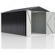 VIWAT 10 ft. W x 10 ft. D Metal Outdoor Storage Garden Tool Steel Shed with Lockable Doors and Vents(100 sq. ft.) SS1M1010