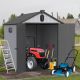 Unbranded 6 ft.x 8 ft. Plastic Storage Shed for Backyard Garden Big Spire Tool Storage Coverage Area 48.32 sq ft ZY-W1711S00005