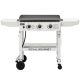 Royal Gourmet 28 in. 3-Burner Propane Gas Griddle in White with Collapsible Side Shelves GB3000W