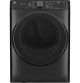 GE - 7.8 cu. Ft. Stackable Smart Electric Dryer with Steam - Carbon Graphite